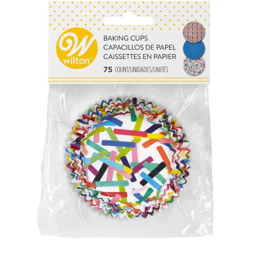 Std Baking Cups- Mixed Brights 75ct