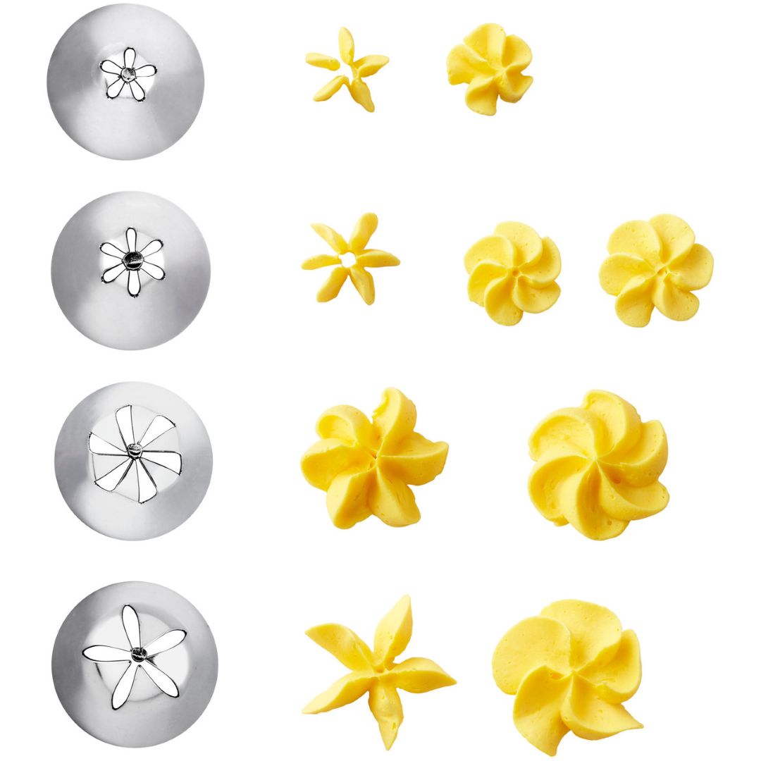 Drop Flower Tip Set 4pc