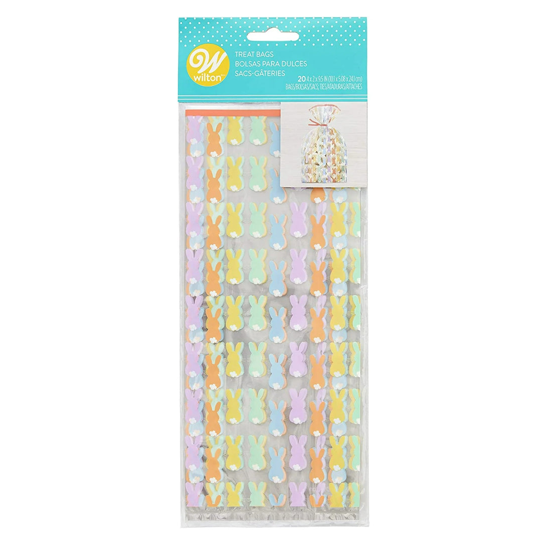 Treat Bags- Colourful Bunny 20ct