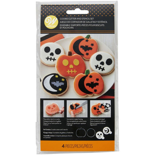 Cookie Cutter and Stencil Pumpkin Circle 4ct