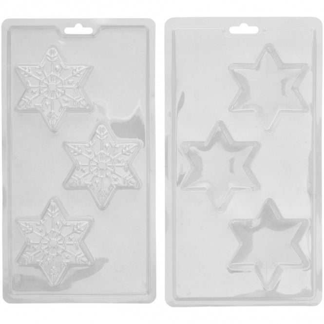 Snowflake Candy Mould 2pc