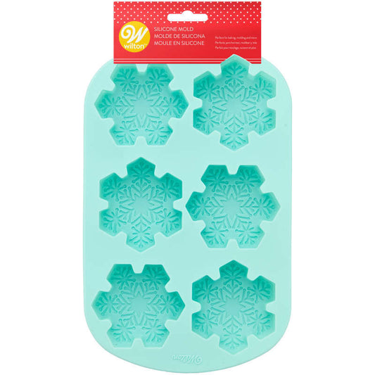 Silicone Mould - Snowflake 6 cav