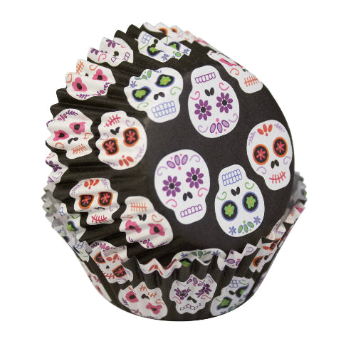 Std Baking Cup- Day of the Dead 24ct