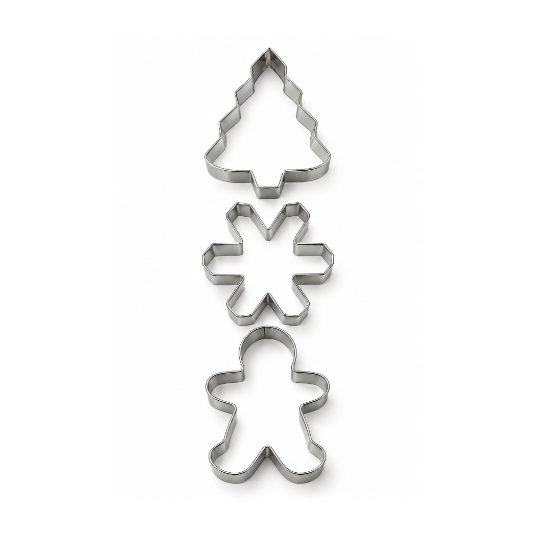 CC Set -Tree Snowflake Gingerbread Boy 3pc