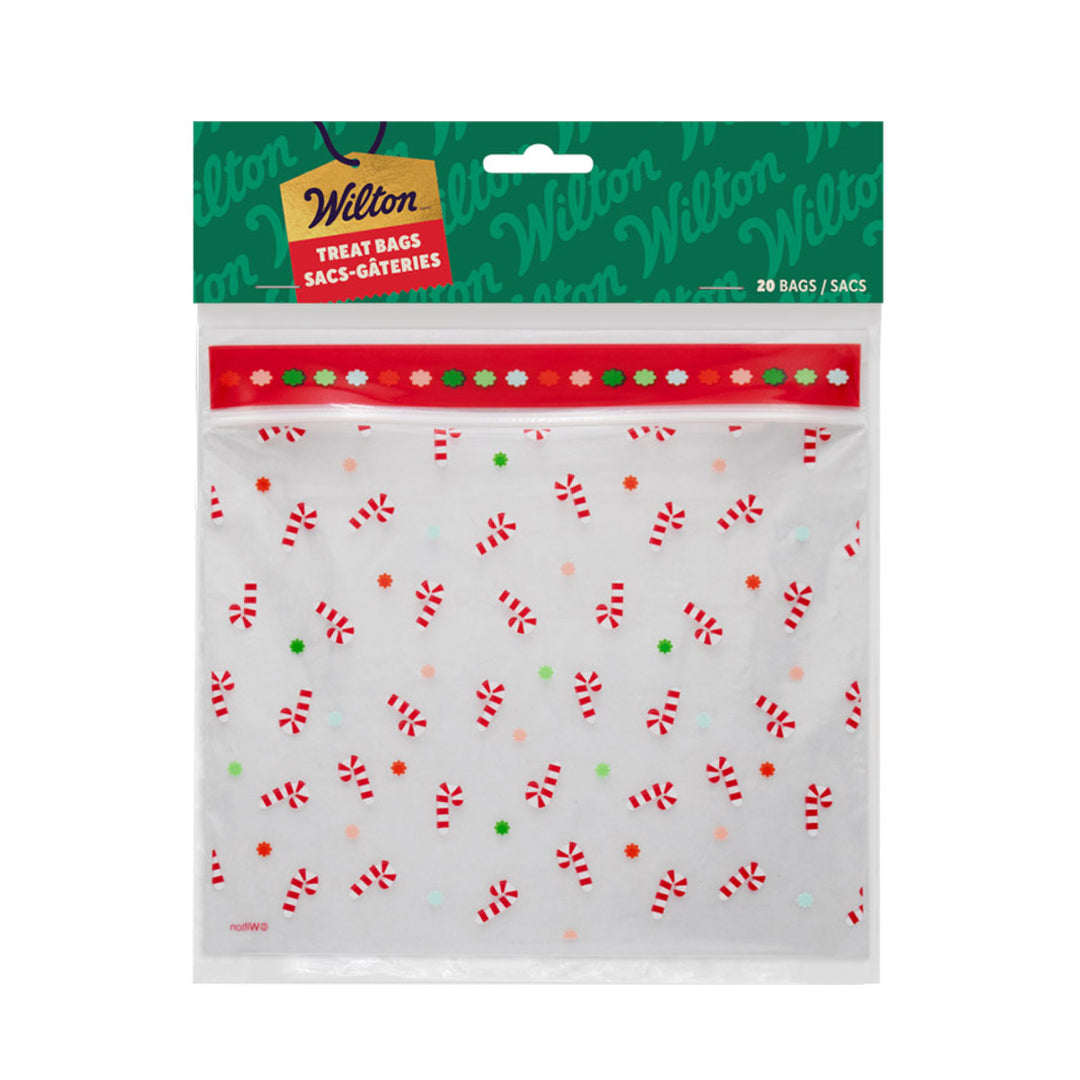 Resealable Bags - Candy Canes 20ct