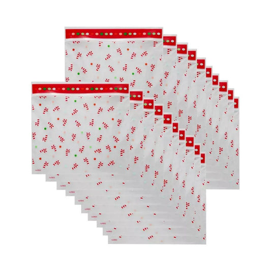 Resealable Bags - Candy Canes 20ct