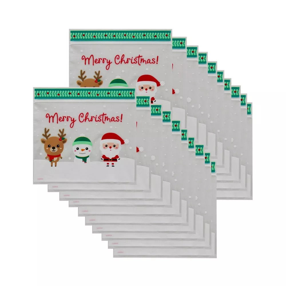 Resealable Bags - Santa & Friends 20ct