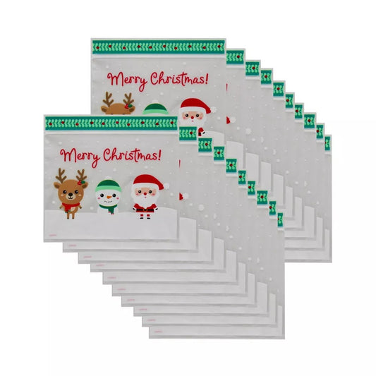 Resealable Bags - Santa & Friends 20ct