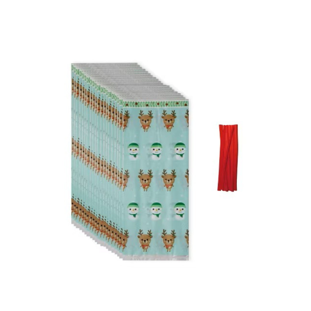 Treat Bags - Santa's Friends 20ct