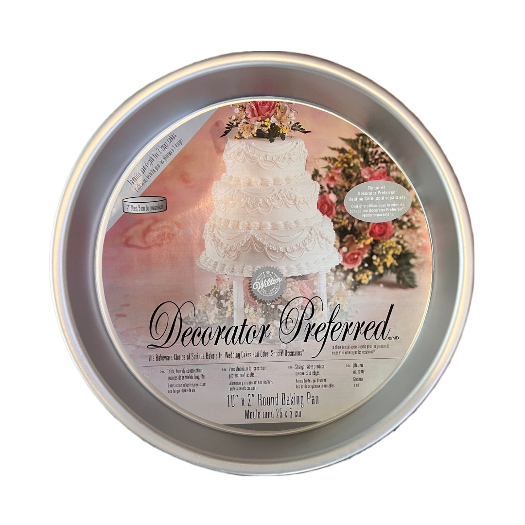 Decorator Preferred Round Cake Pan 10x2in