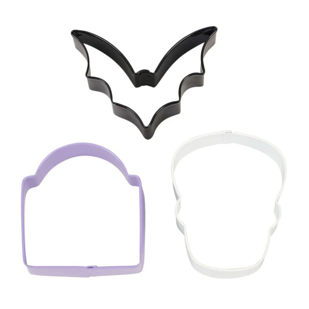 CC Set- Bat Headstone Skull 3pc