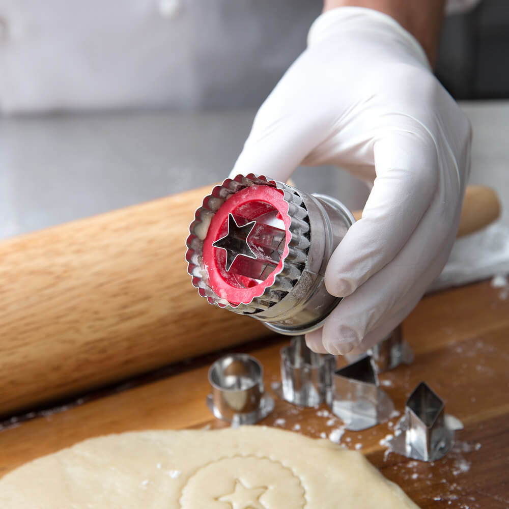 Round Linzer Cutter Christmas 7pc