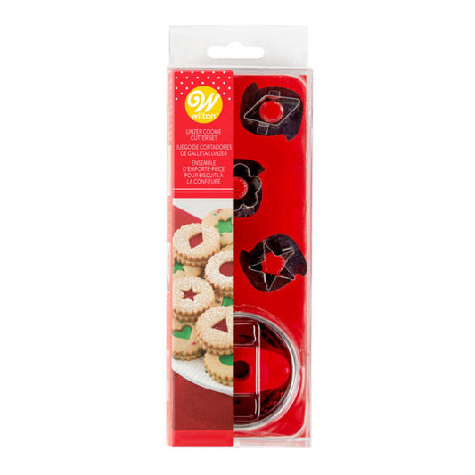 Round Linzer Cutter Christmas 7pc