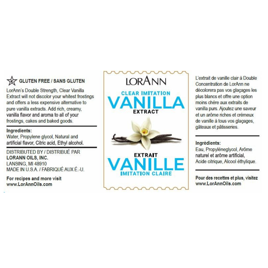 Vanilla Clear Extract 4oz (118ml)