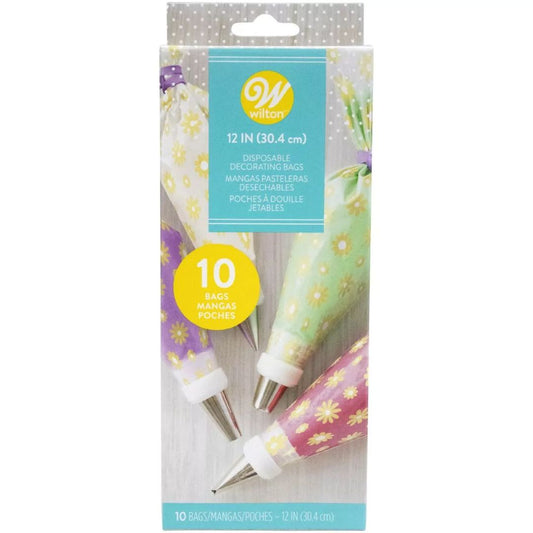 Flower Decorating Bags 12in 10pk