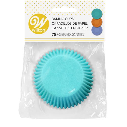 Std Baking Cups- Orange Green Blue 75ct