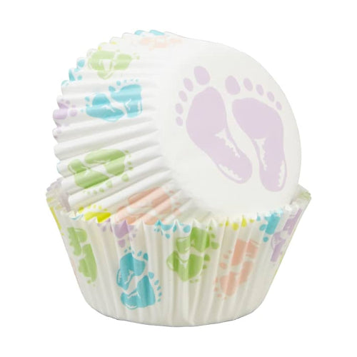 Std Baking Cups- Baby Feet 75ct
