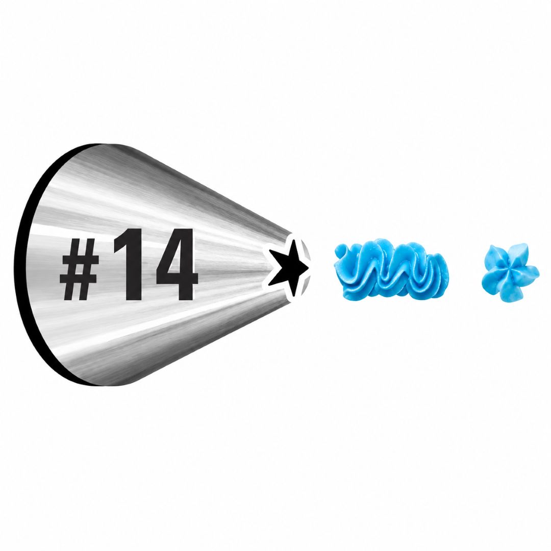 Open Star Tip #14 Carded