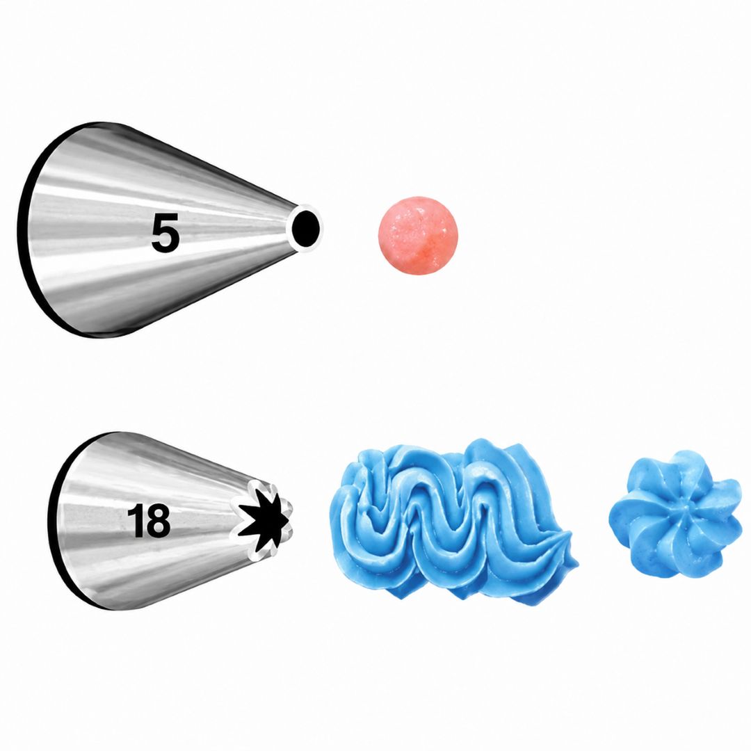Round and Star Tip Set #5 Star #18