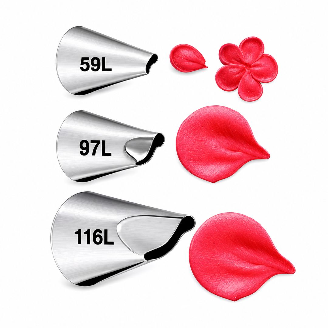 Left Hand Petal Tip Set 3pk