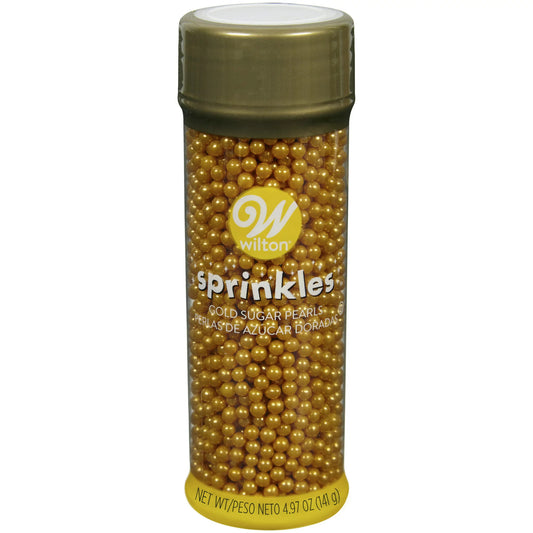 Sugar Pearls- Gold