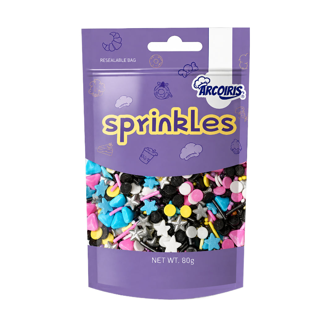 Retro Colour & Shape Sprinkle Mix
