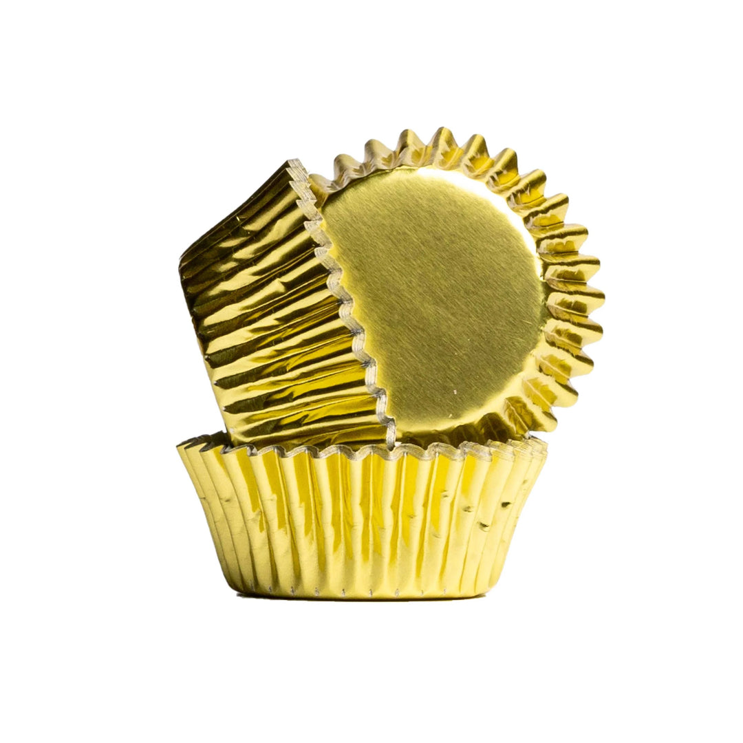 Baking Cases Mini -Gold 45pk