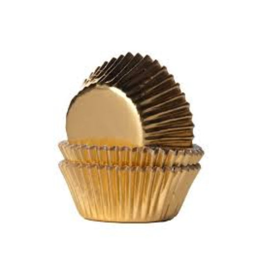 Cupcake Cases - Metallic Gold 30pk