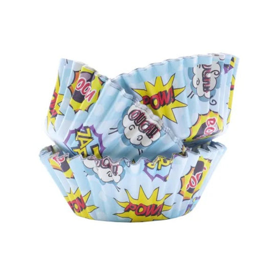 Cupcake Cases Foil - Comic Book 30pk