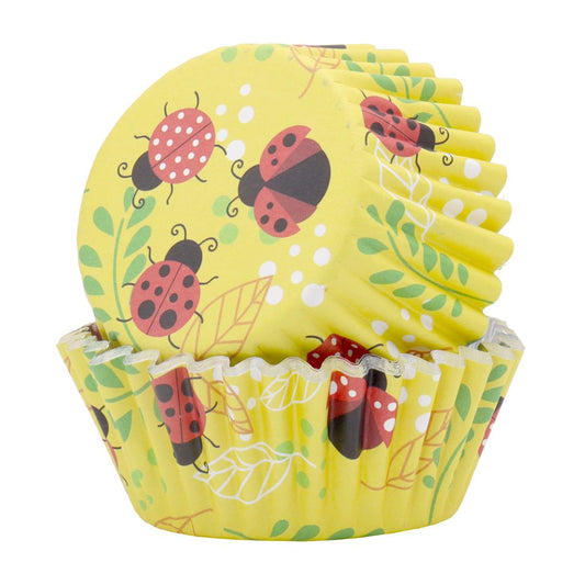 Cupcake Cases Foil Lined – Ladybird 30pk