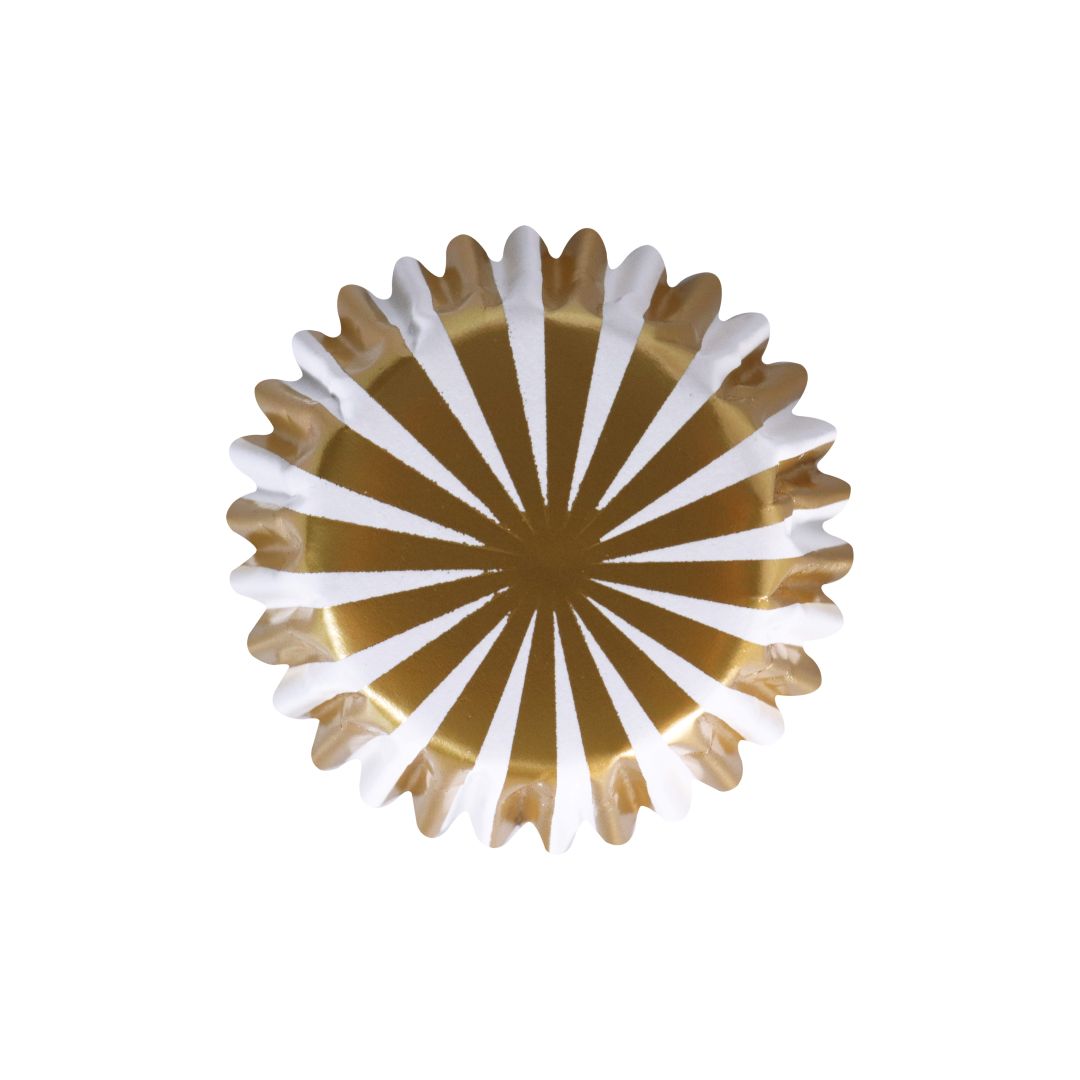 Foil-lined Mini Cupcake Cases - Sparkle 60pk