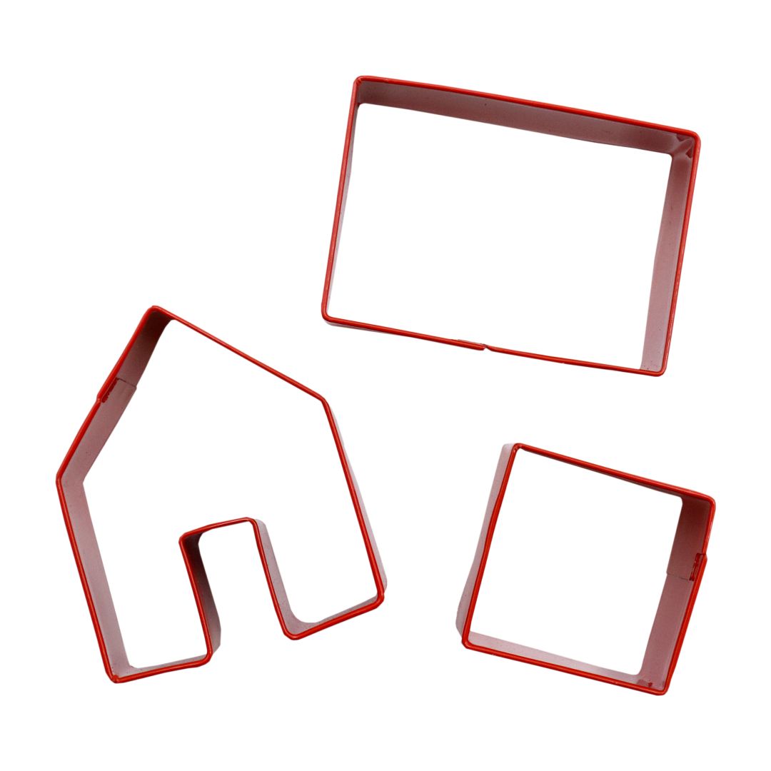 Mini Gingerbread House Mug Hugger Set 3pc