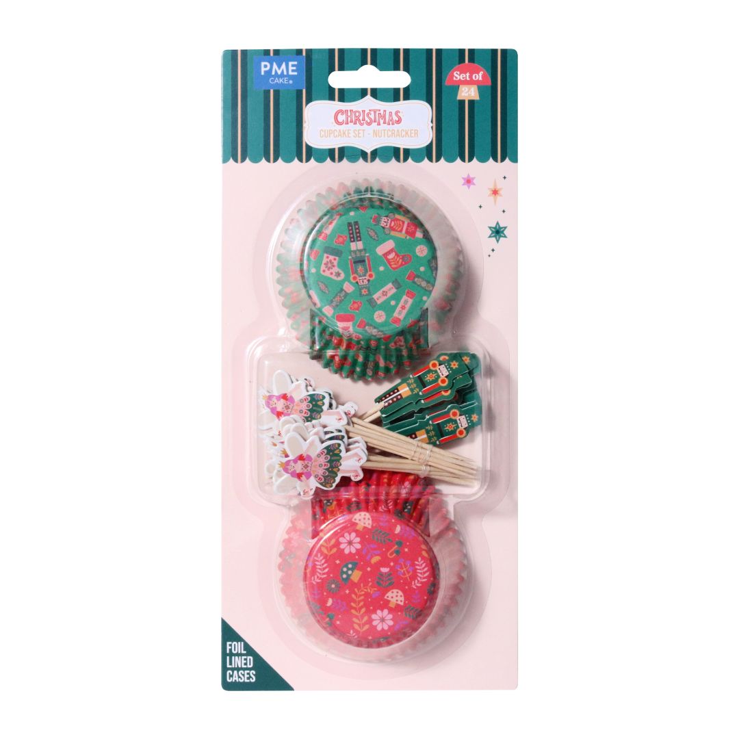 Cupcake & Topper Set - Nutcracker 24pc