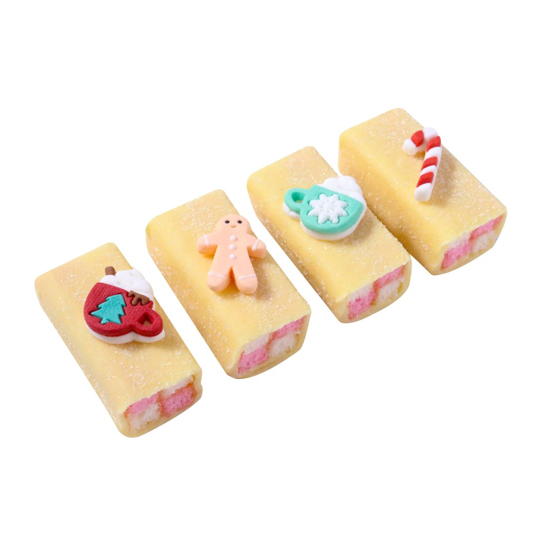 Edible Sugar Decorations - Christmas Cheer 12pc
