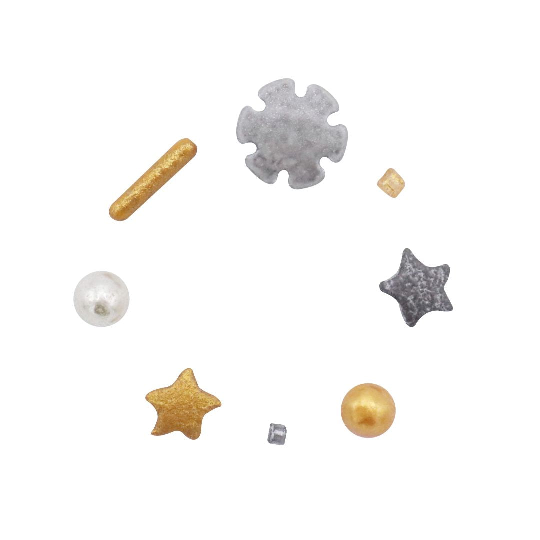 6-in-1 Sprinkle Set - Holiday Sparkle 196g