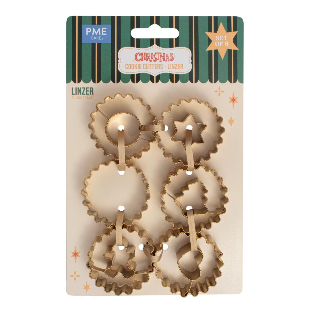 Christmas Linzer Cookie Cutter Set