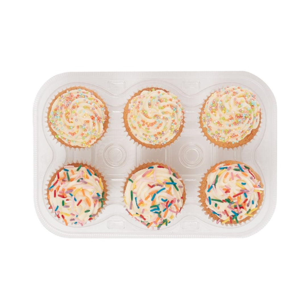Cupcake Containers Pack of 3 (6 cavities)