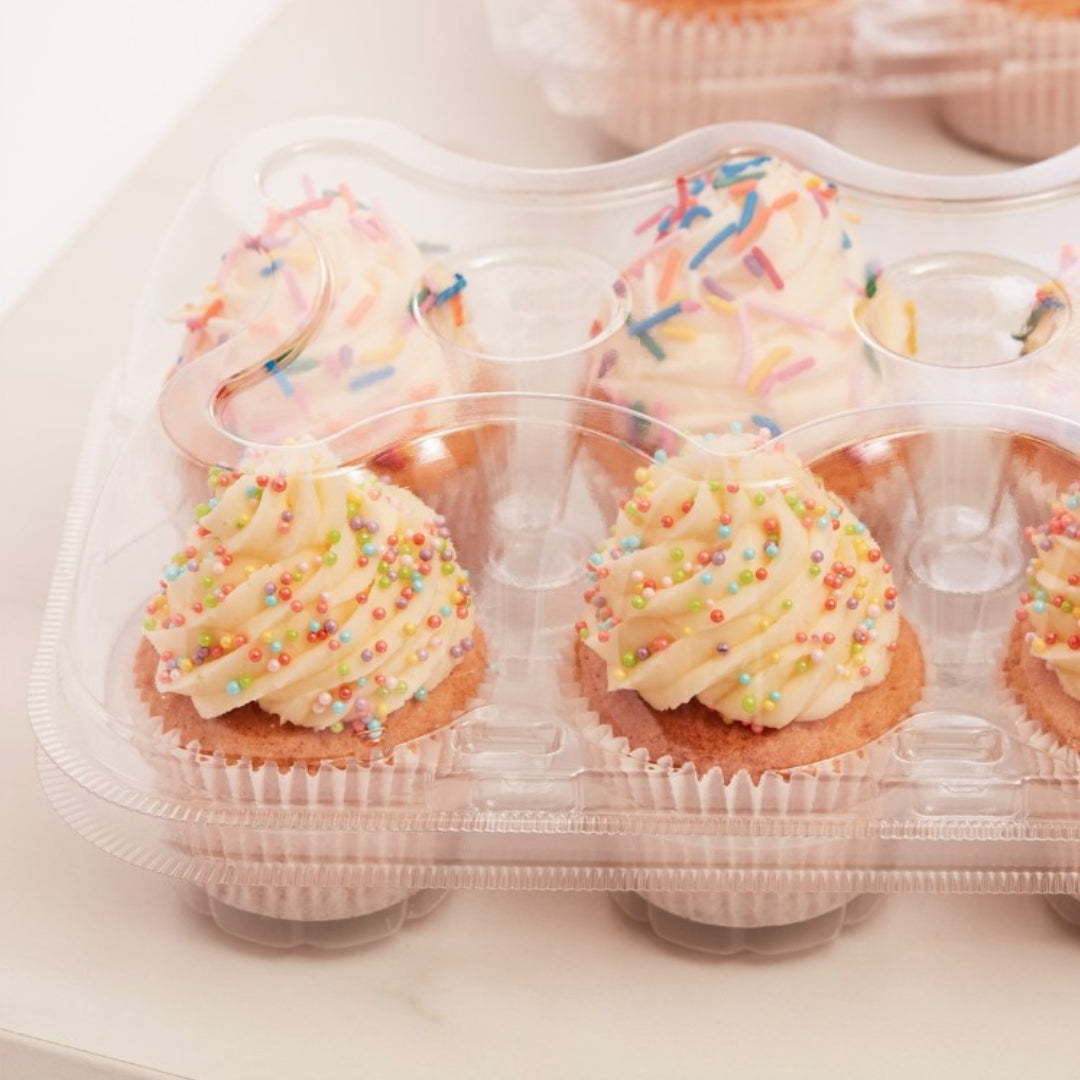 Cupcake Containers Pack of 3 (12 cavities)