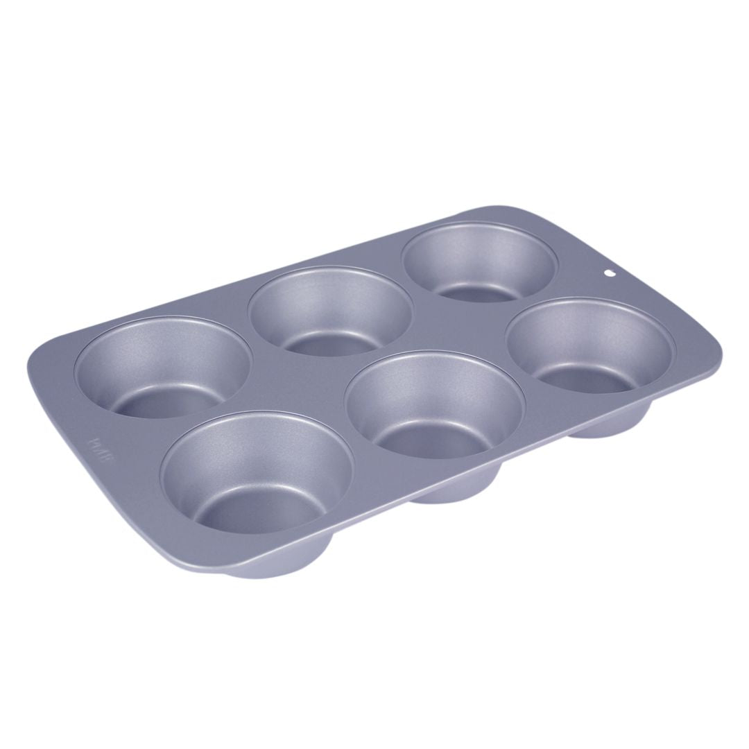 Large Muffin Pan Non Stick 6 Cup