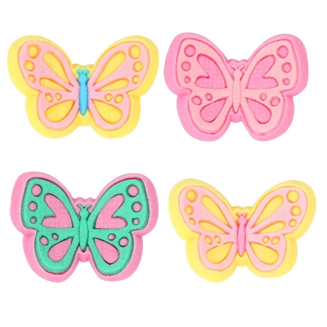 Edible Sugar Decorations - Butterflies 12pc