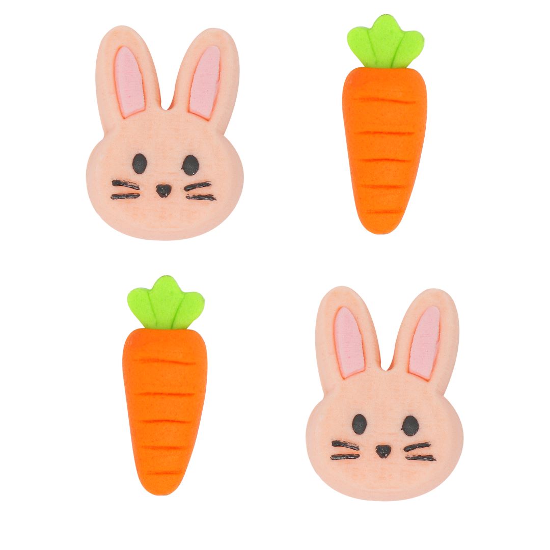 Edible Sugar Decorations - Bunnies 12pc