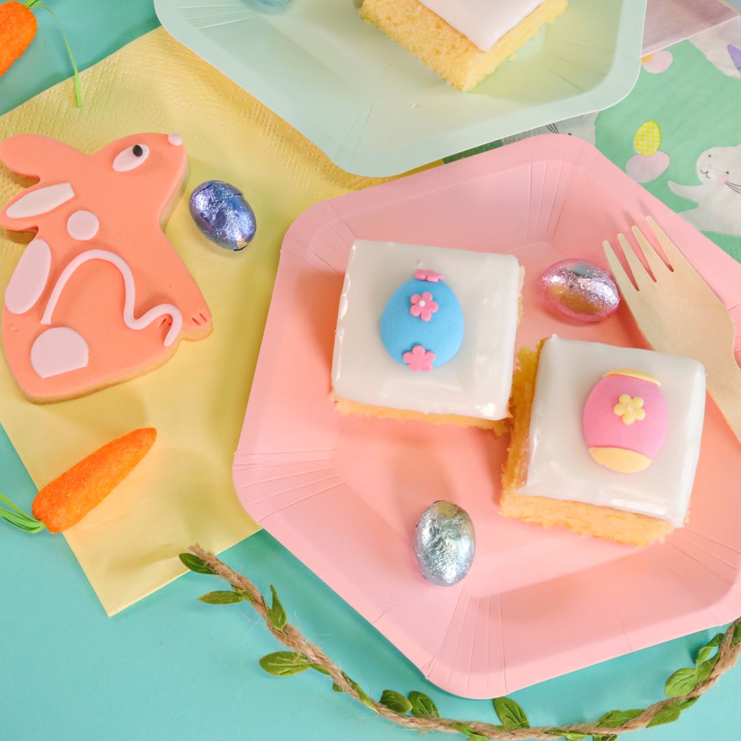 Edible Sugar Decorations - Flower Eggs 12pc