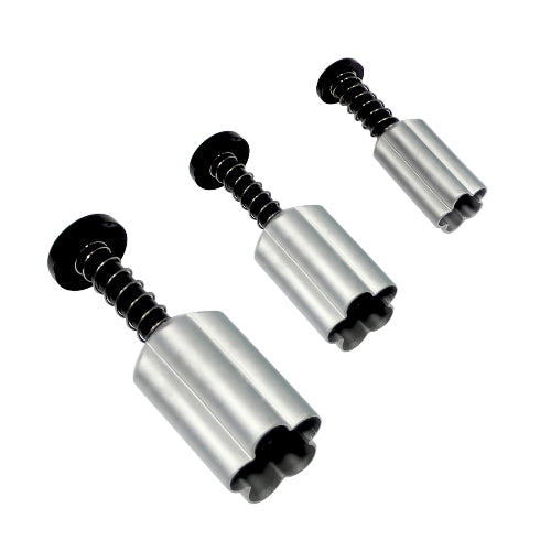 PME Forget Me Not Plunger Cutters - Set Of 3, Food-Safe Anodized Aluminum For Cake Decorating