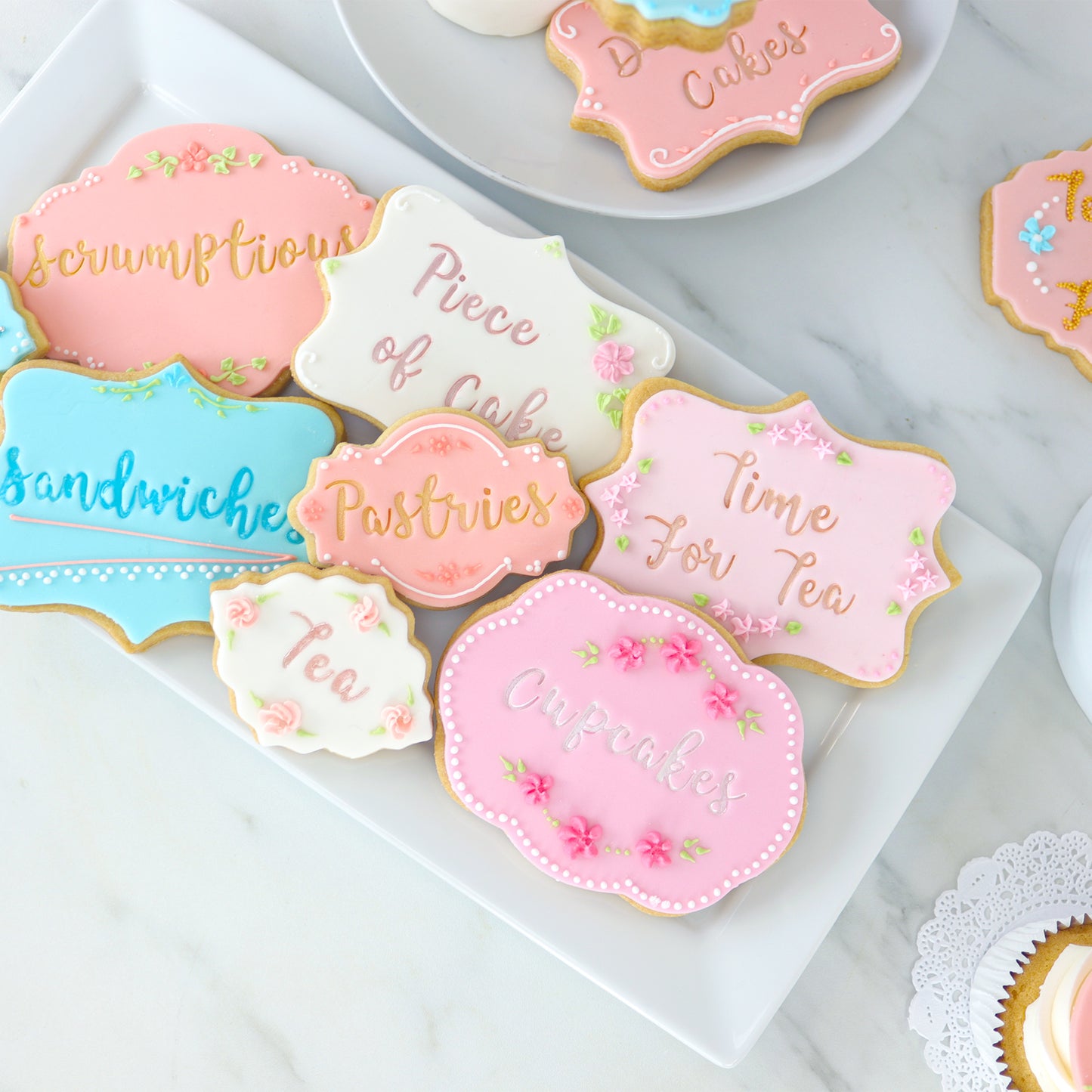 Fun Fonts- Cupcakes and Cookie Stamp