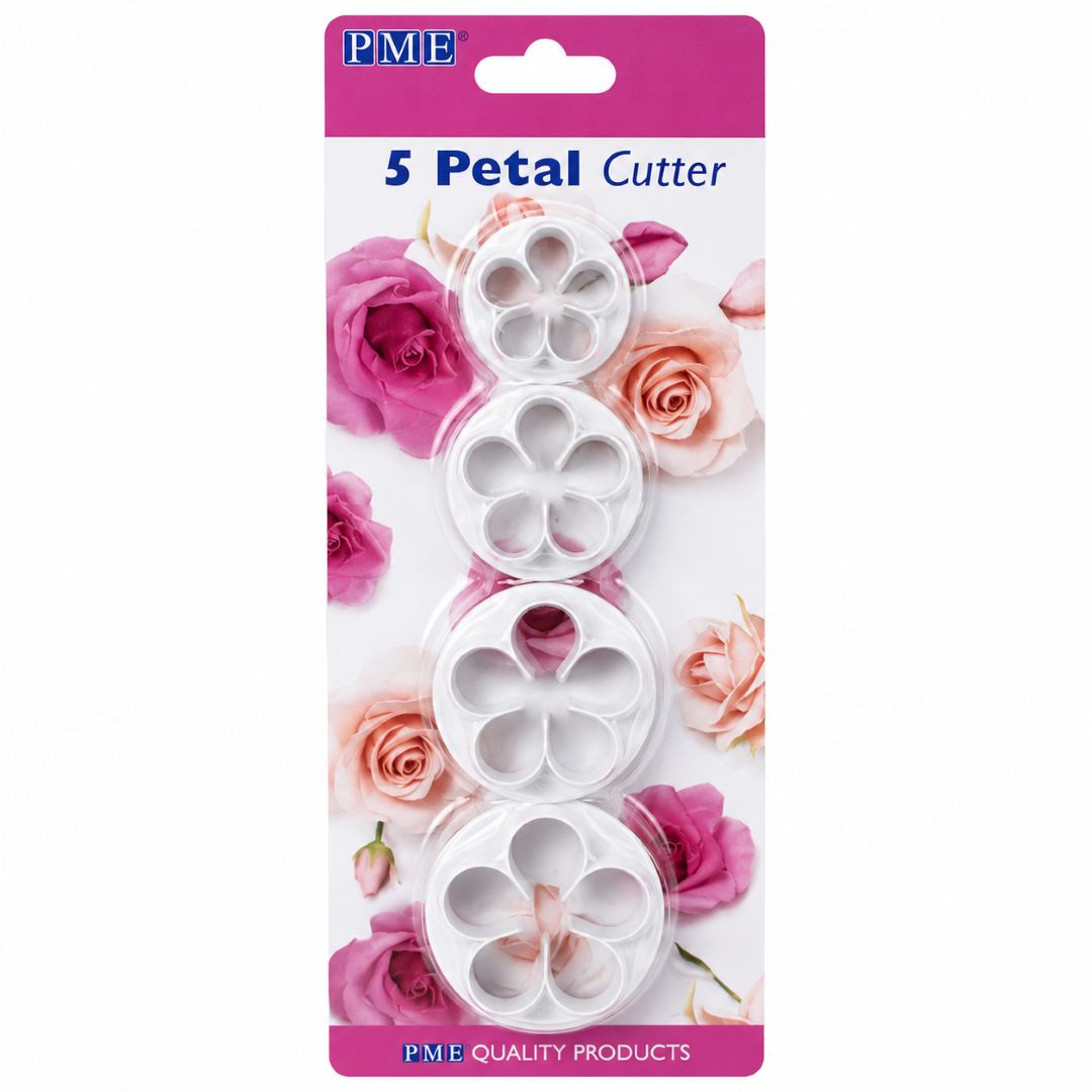 Five Petal Cutter Set 4pc