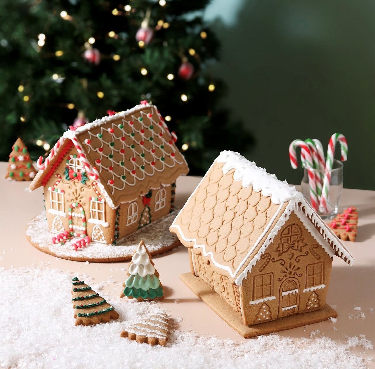 Gingerbread House Cookie Cutters & Stamps 3pc