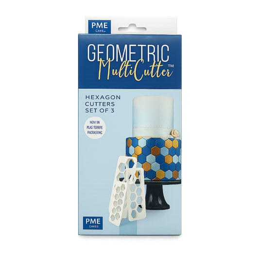Geometric Multicutter- Hexagon 3pc