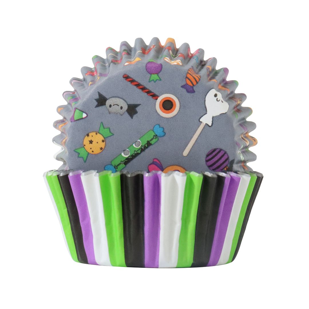 Foil-lined Cupcake Cases -Trick or Sweet (Pack of 60)