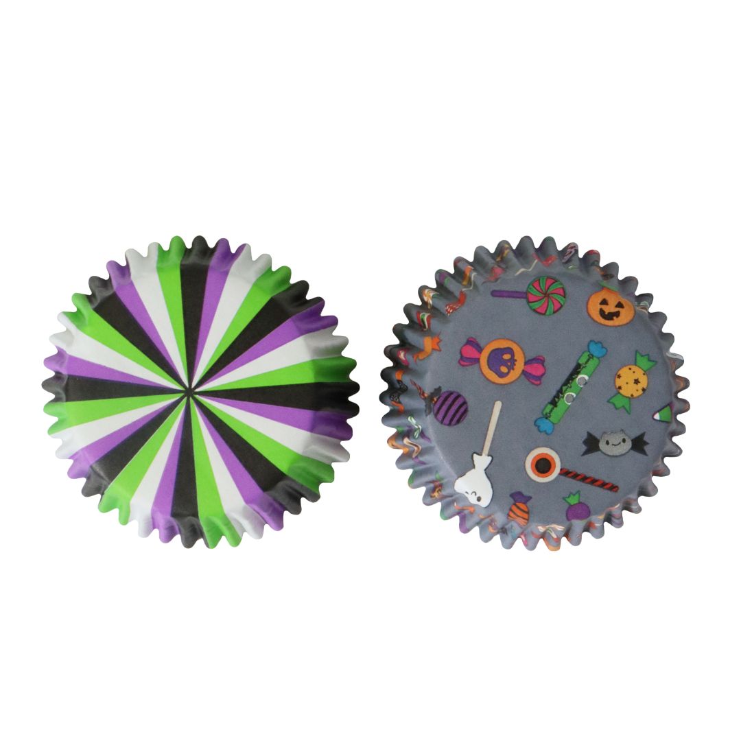 Foil-lined Cupcake Cases -Trick or Sweet (Pack of 60)