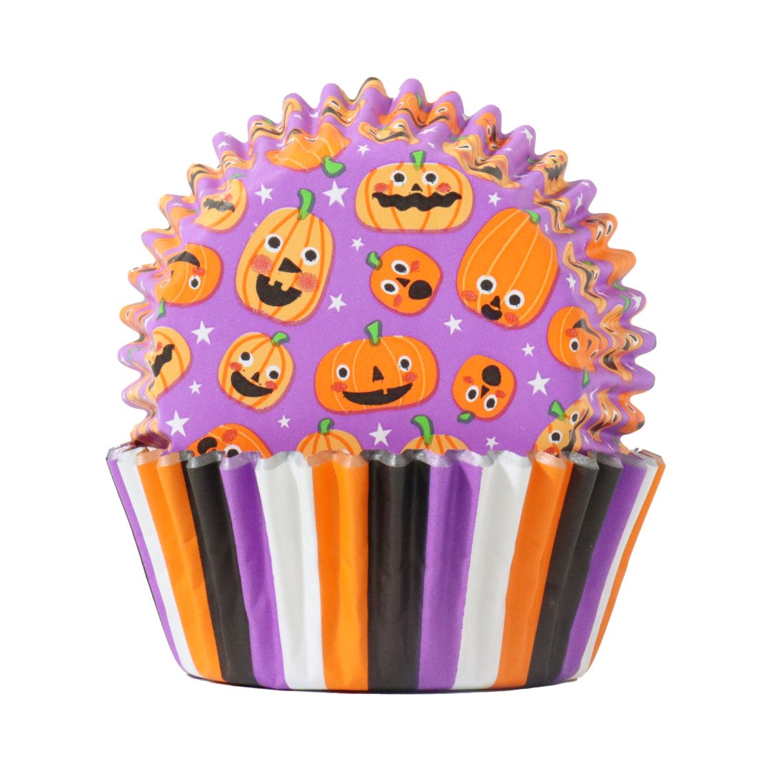 Foil-lined Cupcake Cases - Pumpkin Party (Pack of 60)